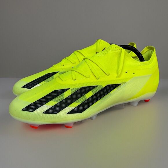 Adidas X Crazyfast Pro FG Men\'s Sz 11.5 Solar Yellow Blk Soccer Cleats IG0601